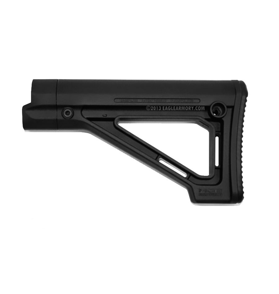 MAG480-BLK : MOE® Fixed Carbine Stock - Mil-Spec Model - Black